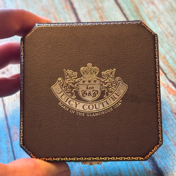 Juicy Couture Gold & Silver Necklace with faux mini diamond ring 💍 charm - Picture 5 of 6